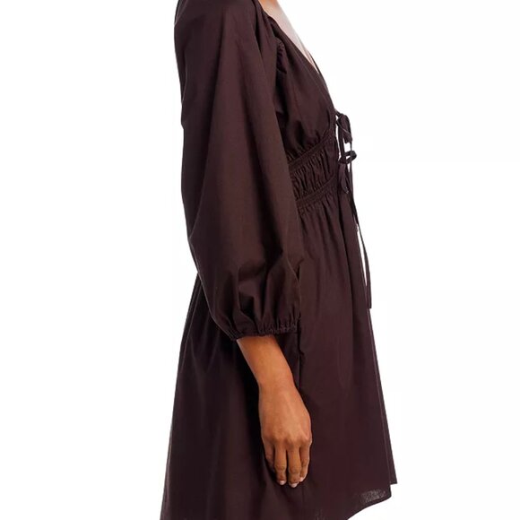 Leighton Poplin Mini Dress - Picture 3 of 6